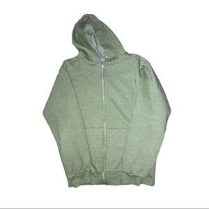 Green Zip Up Hoodie